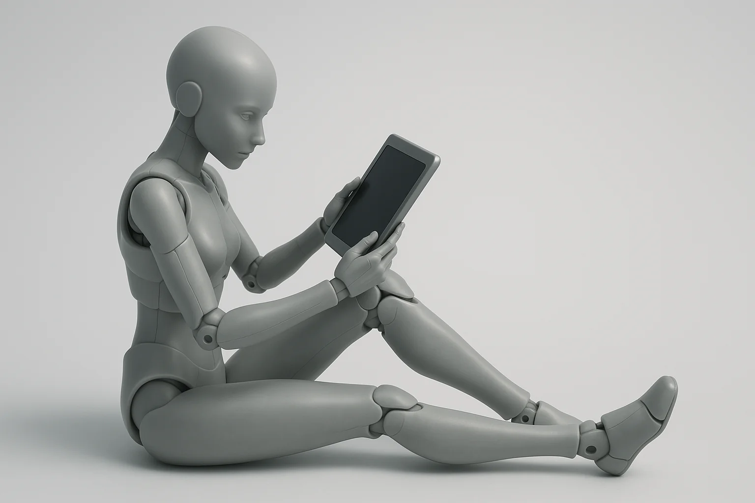 Robot leyendo